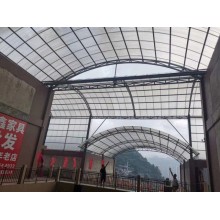 大跨度鋼架，網(wǎng)架采光頂棚用輕型防火阻燃陽光板耐力板聚碳酸酯板